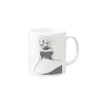 さかなのひとのこ Mug :right side of the handle