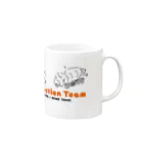 The_worcarsのはたらくくるまさんくろ’ Mug :right side of the handle