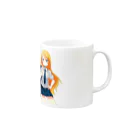 ミウラのイワーナちゃんマグ Mug :right side of the handle