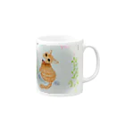 みりあんのオレンジにゃんこ Mug :right side of the handle