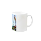 ちょっと夢見るわんだーらんどの空に向かって咲く Mug :right side of the handle