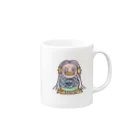 おやじの雑貨屋のアマビエさまマグカップ Mug :right side of the handle