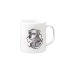 hirakenの男女 Mug :right side of the handle