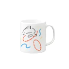 yuktamuraのイルカはザンブラコ Mug :right side of the handle