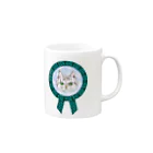 comet-yのネコネコロゼット Mug :right side of the handle