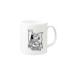 カリツォーのニャスティス Mug :right side of the handle