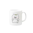 saimari＠LINEスタンプ販売中の愛ある毒吐きにゃんこマグ Mug :right side of the handle