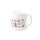 ROMX　ろむの4人(10人分身ver.) Mug :right side of the handle