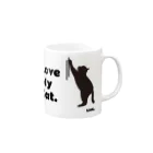 Love My Local ～LML～のLML- Love My Cat.001 Mug :right side of the handle