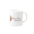 プレイヤーズパーティー・オーケストラ 公式グッズ販売のプレパ フルロゴシリーズ Mug :right side of the handle