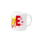 シューティングバーFIVEのFIVEのサイコマグカップ Mug :right side of the handle