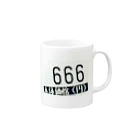 ☯️屠る保父☯️の不吉な価格表示 Mug :right side of the handle