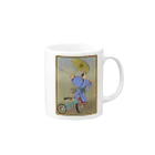 nidan-illustrationの"bmx samurai" #1 Mug :right side of the handle