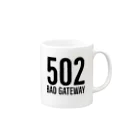 Koukichi_Tのお店の❌502エラー Bad Gateway Mug :right side of the handle