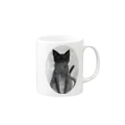made blueのMay Black cat Mug :right side of the handle