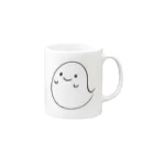 宇宙飛行のおばけのたまごちゃん Mug :right side of the handle