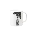 Cɐkeccooのチョコレートミルク Mug :right side of the handle