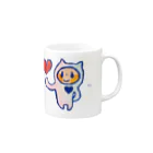 Aimatsu Junko.(まじゅ)のまじゅSUZURIオリジナル Mug :right side of the handle