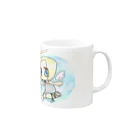 Yatamame-縁-の我が家の天使さま Mug :right side of the handle