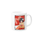 MINASEのモナコインちゃん Mug :right side of the handle