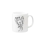 きゅうソきゅーchのきゅうソきゅーちゃん Mug :right side of the handle