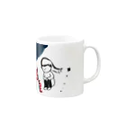 DAYU SHOPのスタートライン Mug :right side of the handle