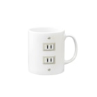 和返＆奥田あやのコンセント Mug :right side of the handle