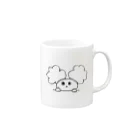 ふわふわモコアラSHOPのモコアラとのんびりタイム Mug :right side of the handle