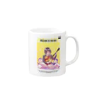 ロックバンド・エリーツ公式ショップの新・NHKにようこそ！　ギター岬ちゃん Mug :right side of the handle