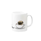 one-naacoのパグ(フォーン)マグカップ Mug :right side of the handle