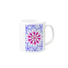 Flower kaleidoscopeの桜の万華鏡 Mug :right side of the handle