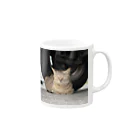 shirado_kazukiの猫のひとやすみ Mug :right side of the handle