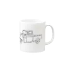 もちぃのミゼット Mug :right side of the handle