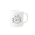 All Aloneのねこのほほえみ Mug :right side of the handle