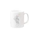 ほねきゅんのほねきゅん Mug :right side of the handle