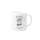 9bdesignのうまいお鮨食べたくて｜イクラ Mug :right side of the handle