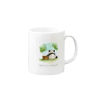 あとむのてのパンダのマグカップ（きりかぶ） Mug :right side of the handle