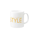 K-STYLEのK-STYLEロゴタイプ Mug :right side of the handle