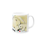 うーちゃぽこのLove Mug :right side of the handle