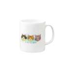 男木島にゃんこグッズの夕陽と猫の家’s Mug :right side of the handle