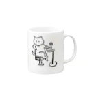 dobermanのダンディわん Mug :right side of the handle