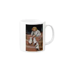 世界の絵画アートグッズのアーサー・ジョン・エルスリー 《熱戦》 Mug :right side of the handle