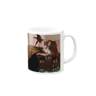 世界の絵画アートグッズのヴァレンタイン・キャメロン・プリンセプ 《オウムの伝説》 Mug :right side of the handle