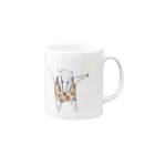 Yon.のキリンさんが好きですアリクイ Mug :right side of the handle