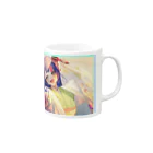 花琴いぐさ👻🌸妖怪Vtuberですの花琴いぐさ_よさこい Mug :right side of the handle