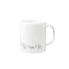 njpopsの文鳥もんちゃん Mug :right side of the handle