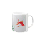 小春日和の夏金魚 Mug :right side of the handle