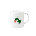 bearco🧸のドラゴン Mug :right side of the handle