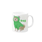 frogのfrog Mug :right side of the handle