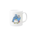 ペンギンショップのペンギン社長 Mug :right side of the handle